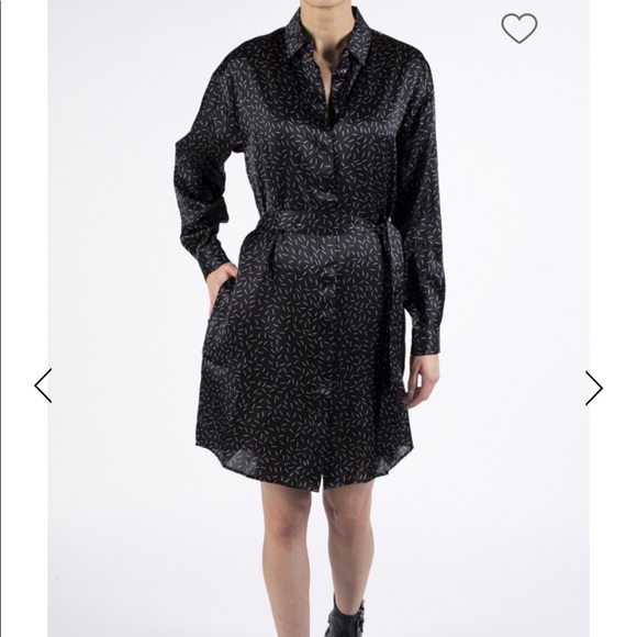 Diesel Silk Shirt Dress - Picture 1 of 7